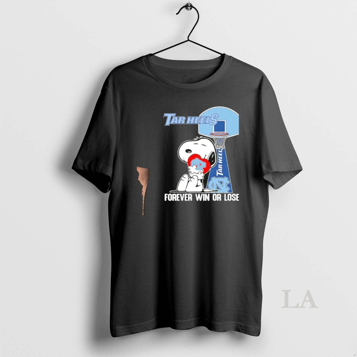 Original Peanuts Snoopy Forever Win Or Lose North Carolina Tar Heels Basketball