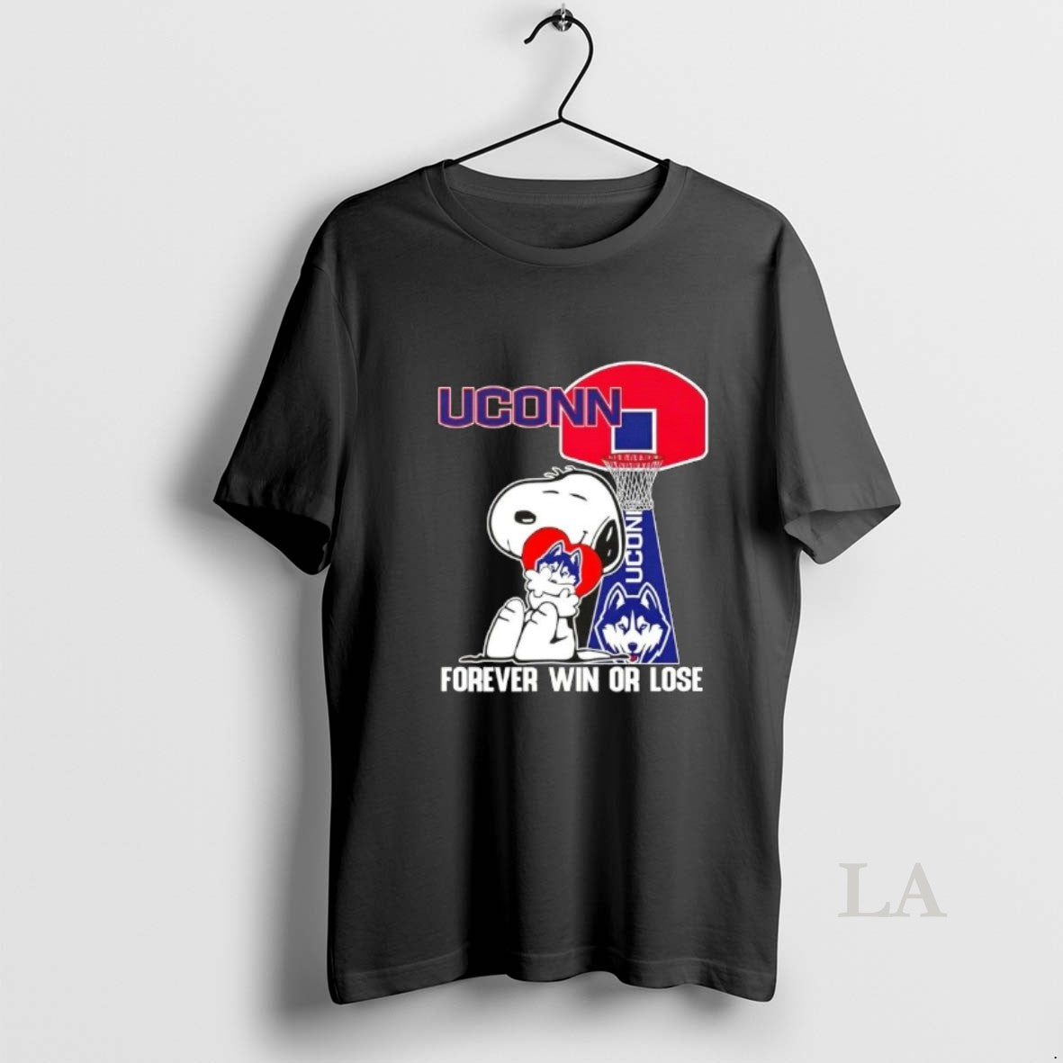 Original Peanuts Snoopy Forever Win Or Lose Uconn Huskies Basketball