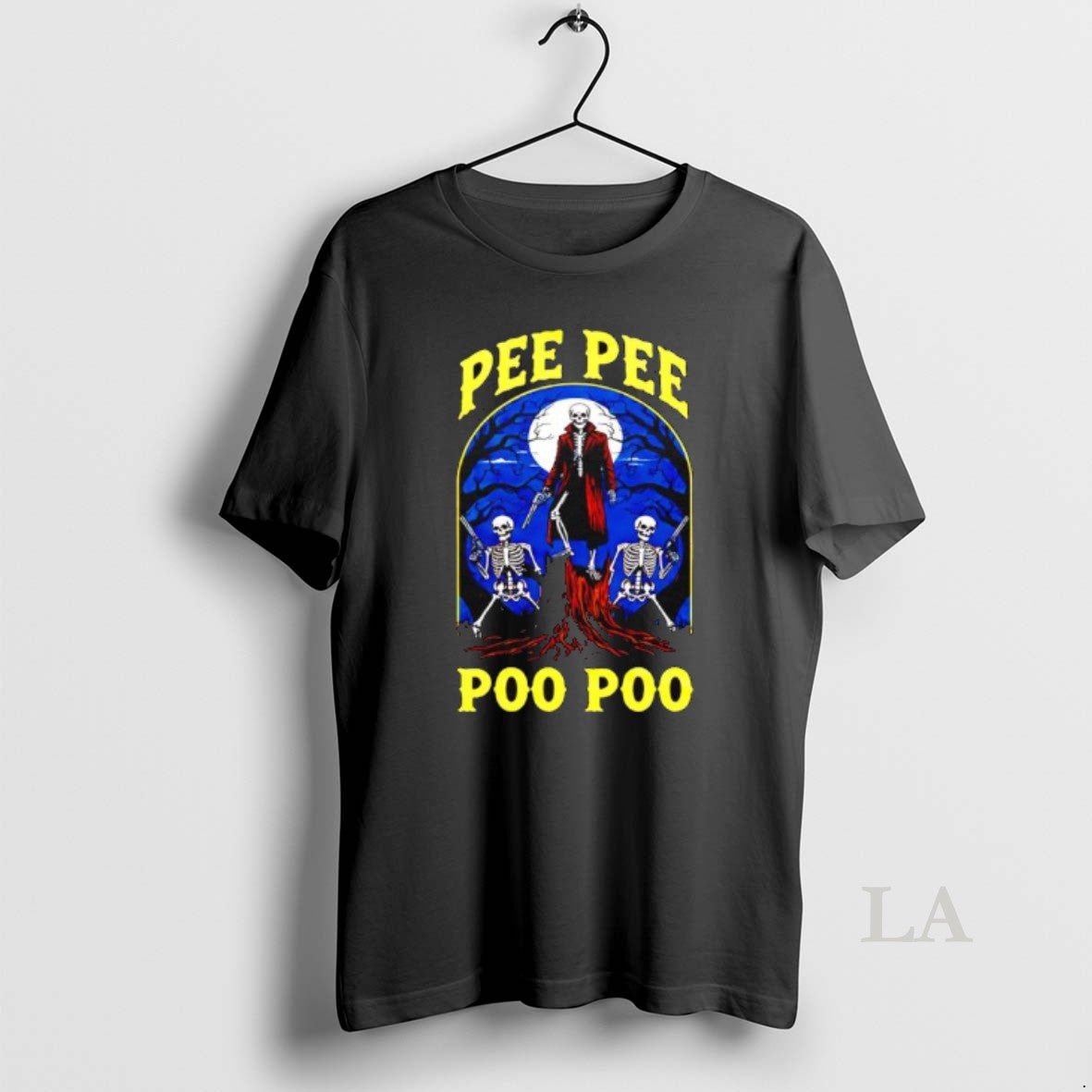 Original Pee Pee Poo Poo Skeleton Graphic