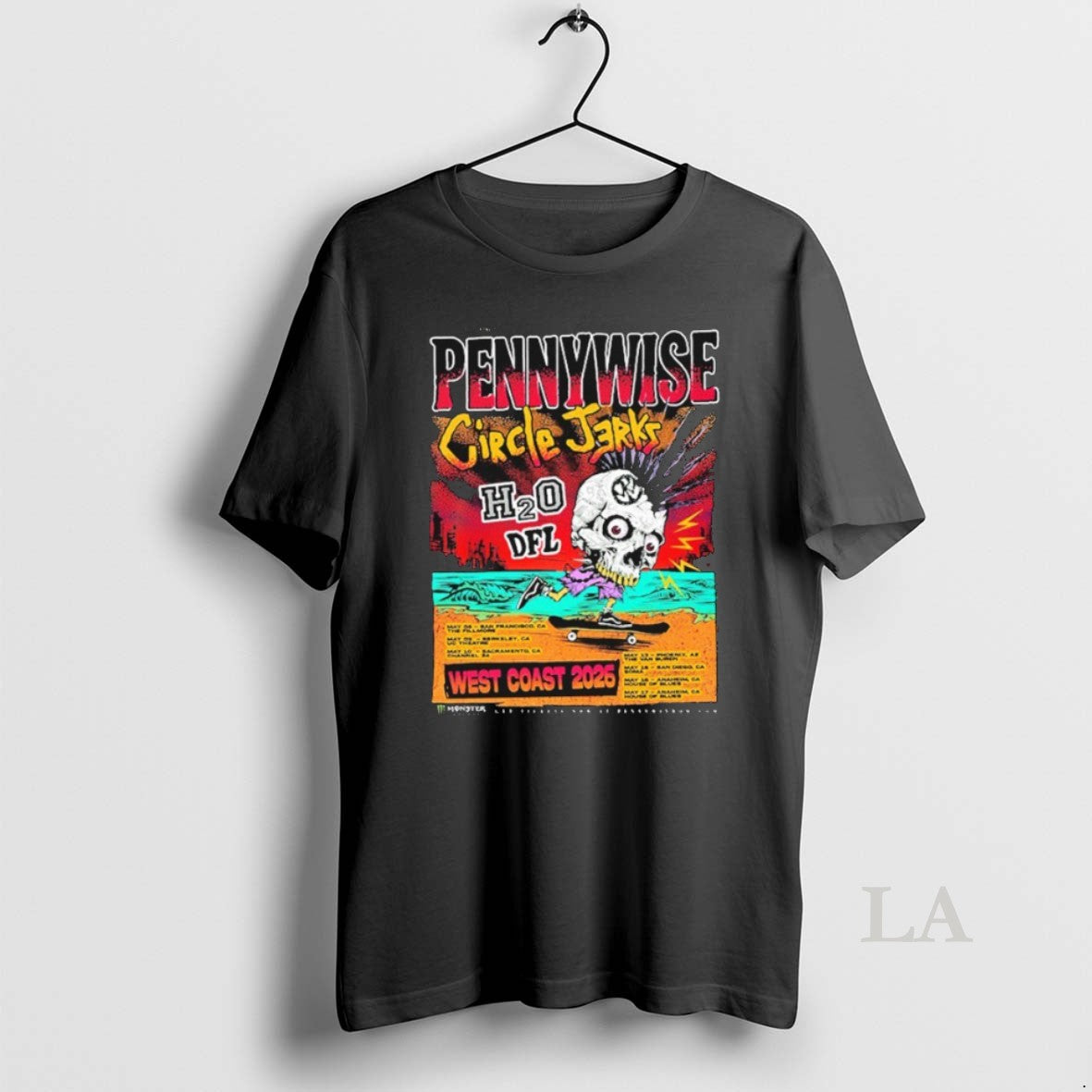 Original Pennywise X Circle Jerks West Coast 2026 Venue Tour Dates