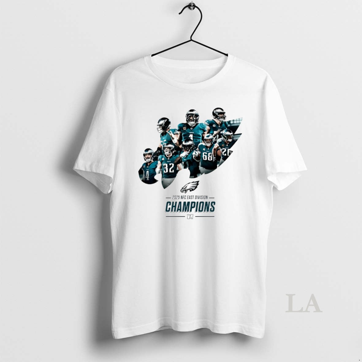 Original Philadelphia Eagles Back 2 Back 2025 Nfc East Division Champions Logo Circle