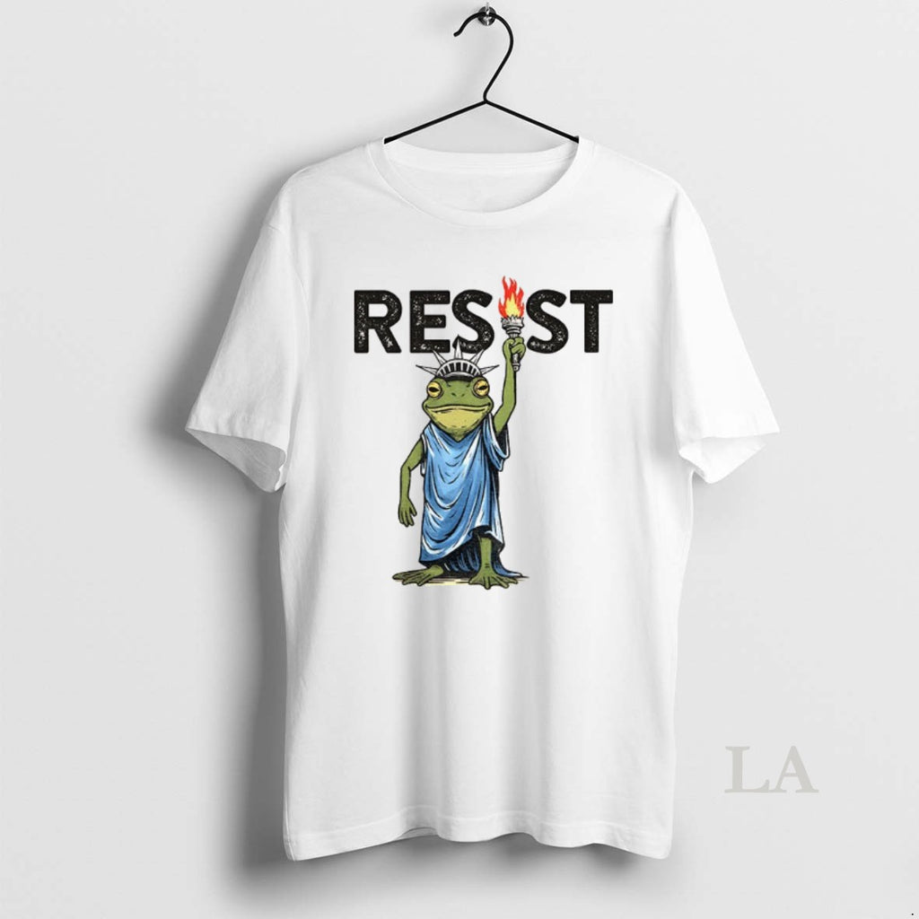 Original Portland Frog Protest Resist Statue Of Liberty