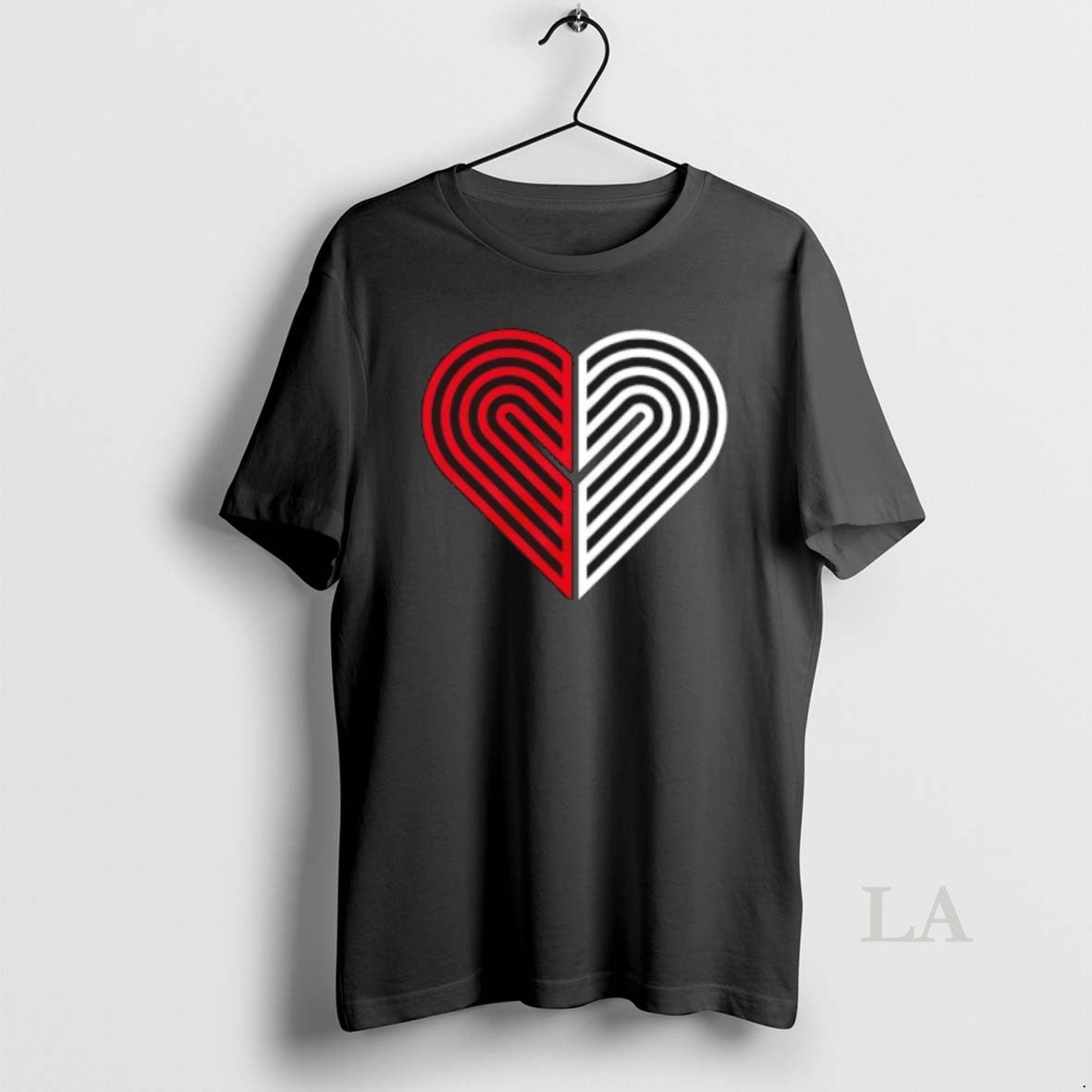 Original Portland Love Portland Trail Blazers Basketball Heart