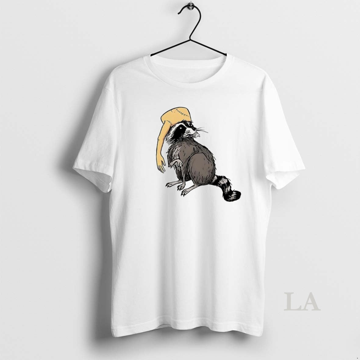 Original Raccoon Wearing A Hat Human Arm Horror