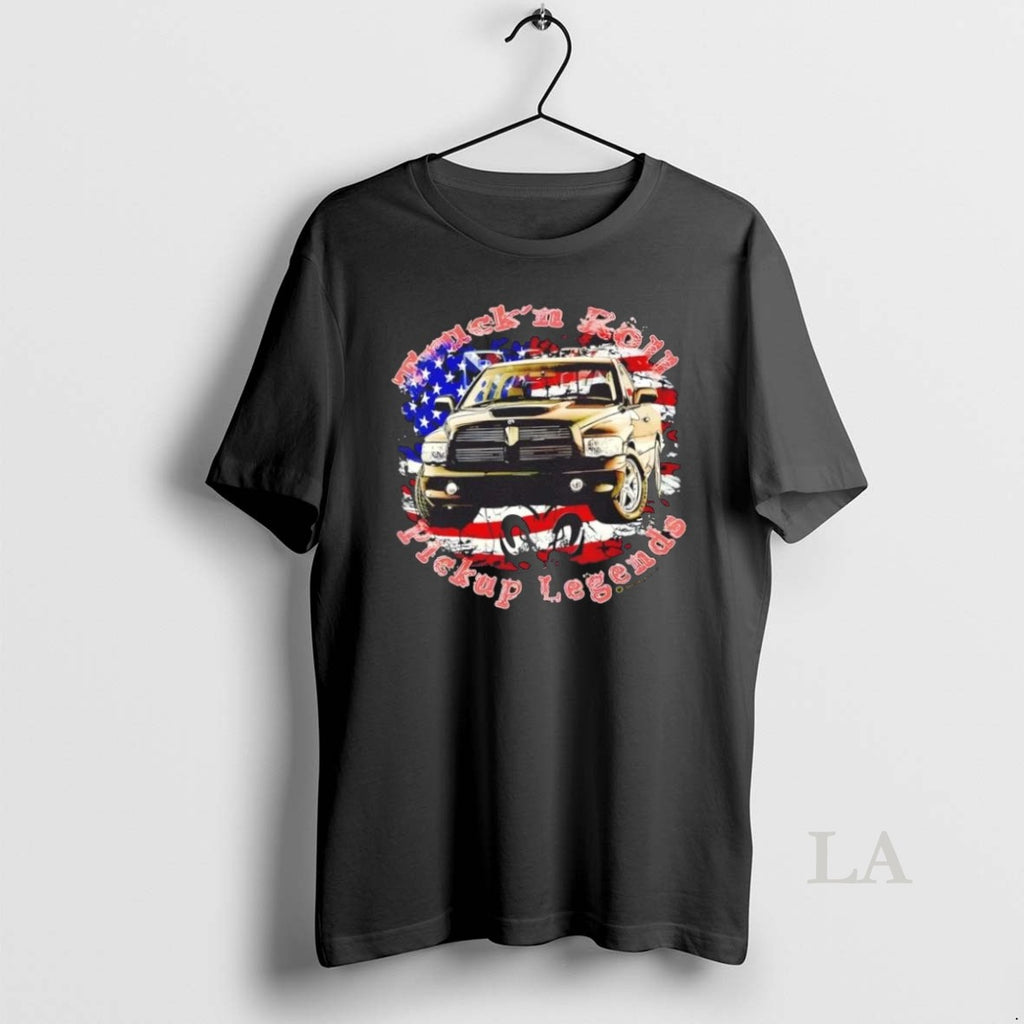 Original Ram Car Truck N Roll Pickup Legends Us Flag