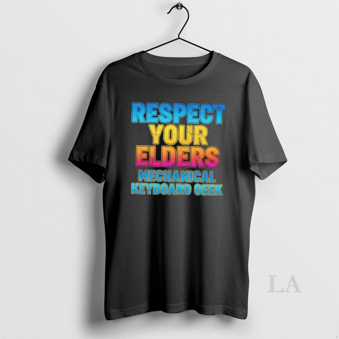 Original Respect Your Elders Mechanical Keyboard Geek Funny