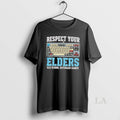 Original Respect Your Elders Old School Keyboard Gamer Gift