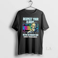 Original Respect Your Elders Retro Keyboard Rgb Gamer Programmer