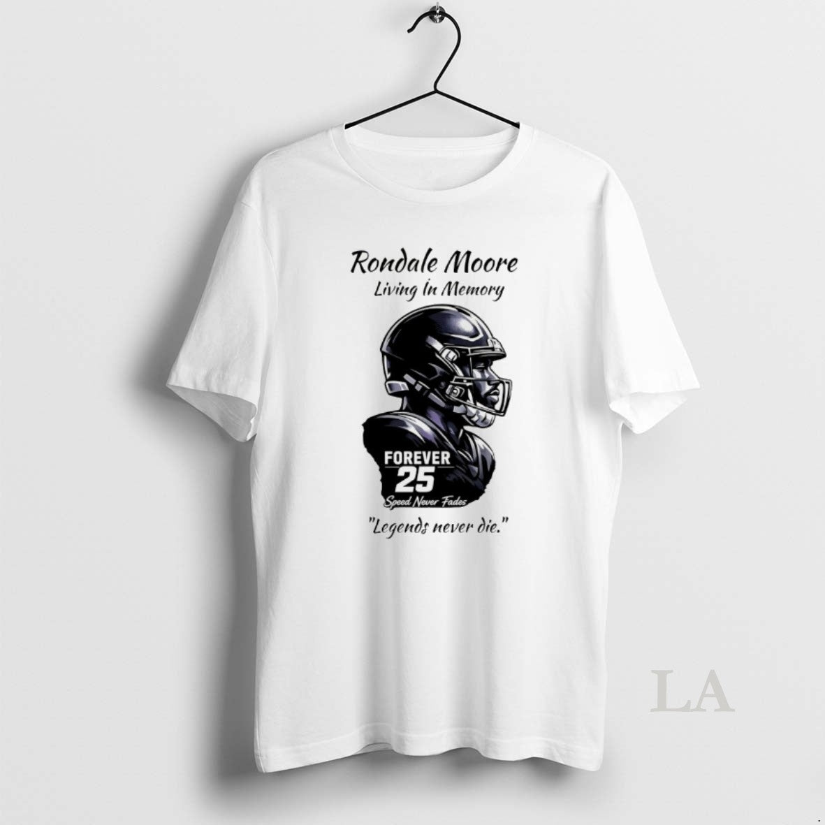 Original Rondale Moore Living In Memory Forever 25 Speed Never Fades Legends Never Die