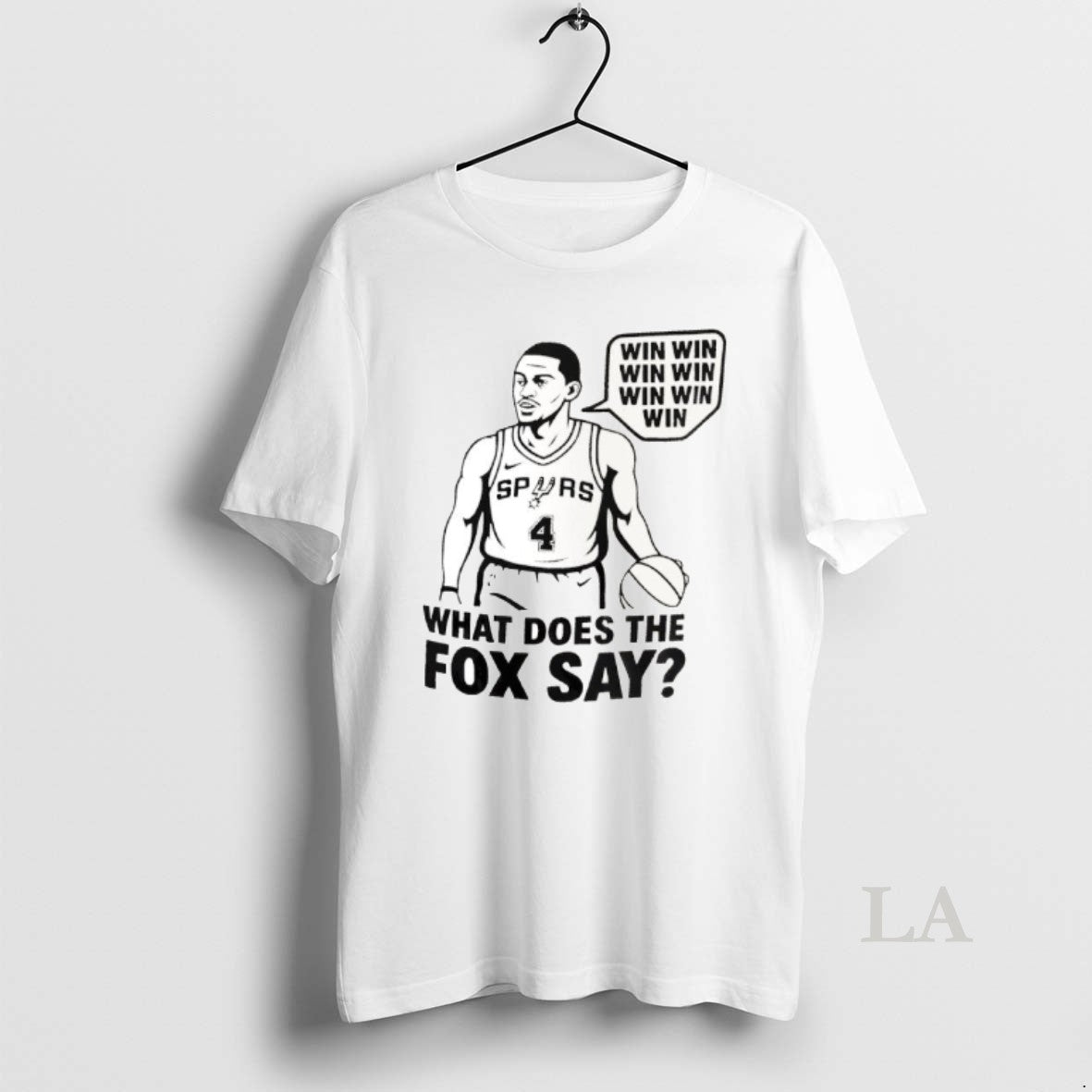 Original San Antonio Spurs Deaaron Fox What Does The Fox Say