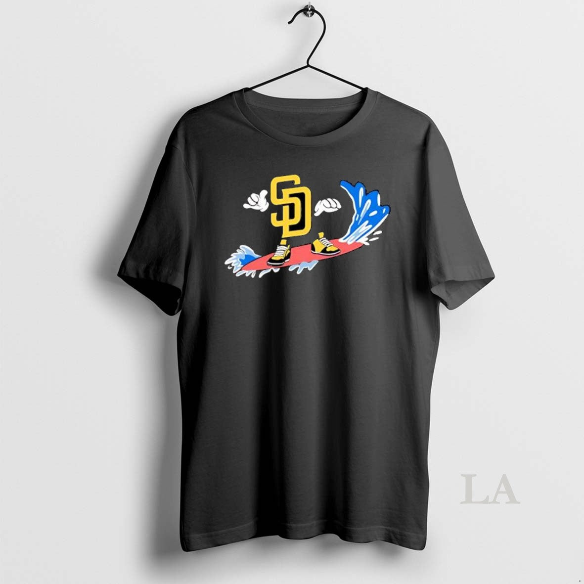 Original San Diego Sd Surfboard Surfing Waves Logo
