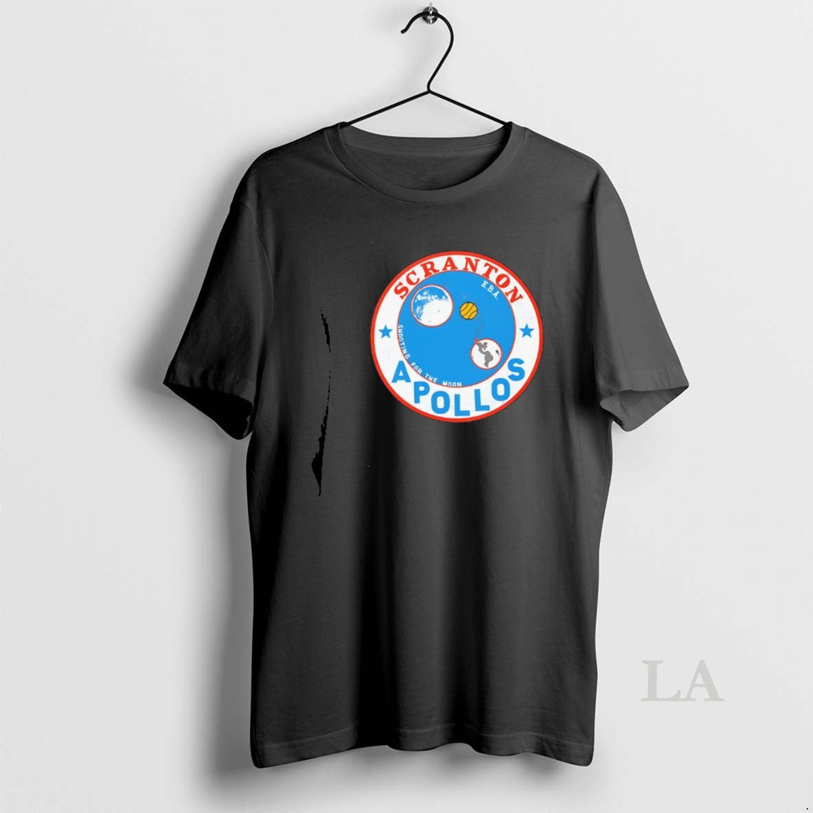 Original Scranton Apollos Basketball Shooting For The Moon
