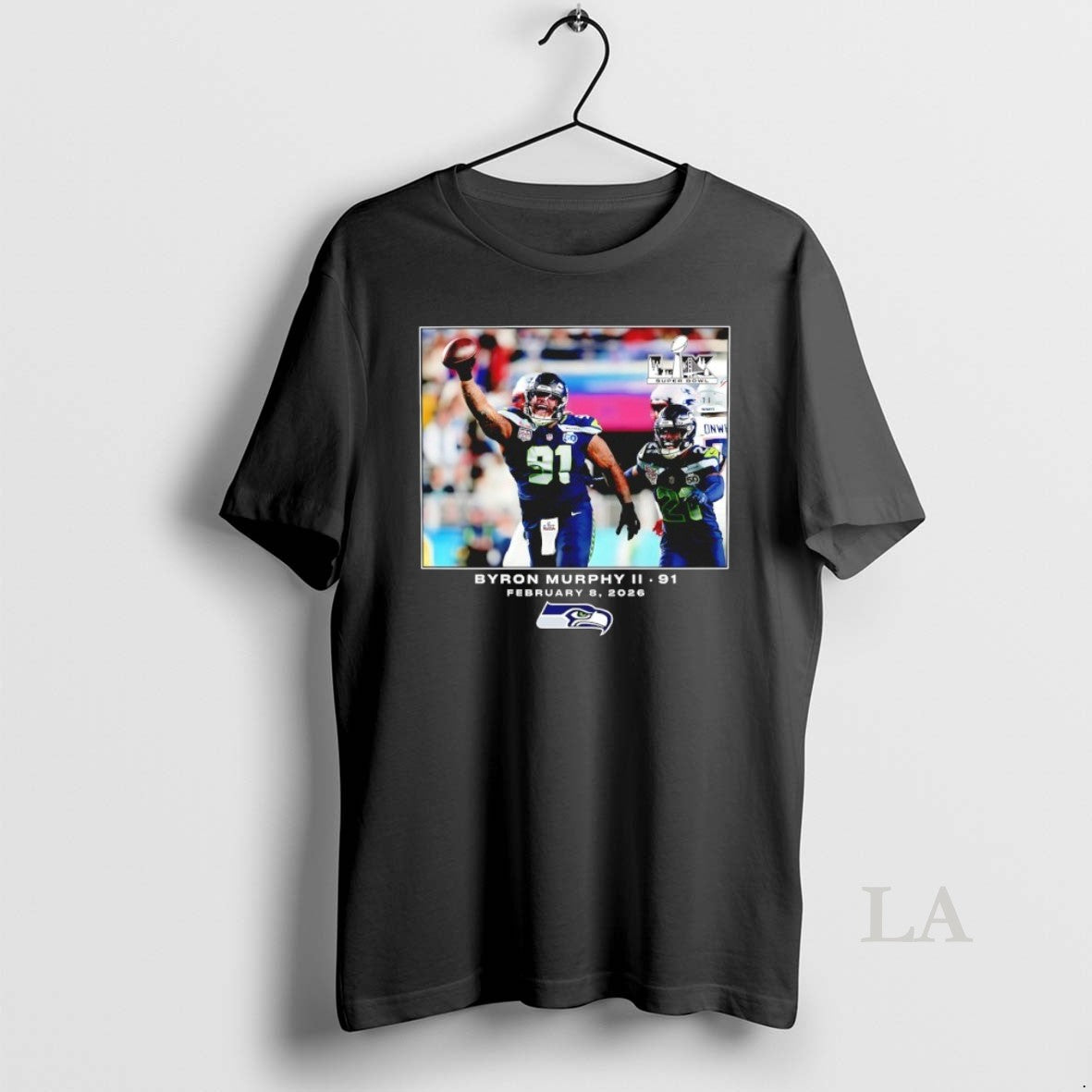 Original Seattle Seahawks Byron Murphy Ii Nfl Flash Features Super Bowl Lx