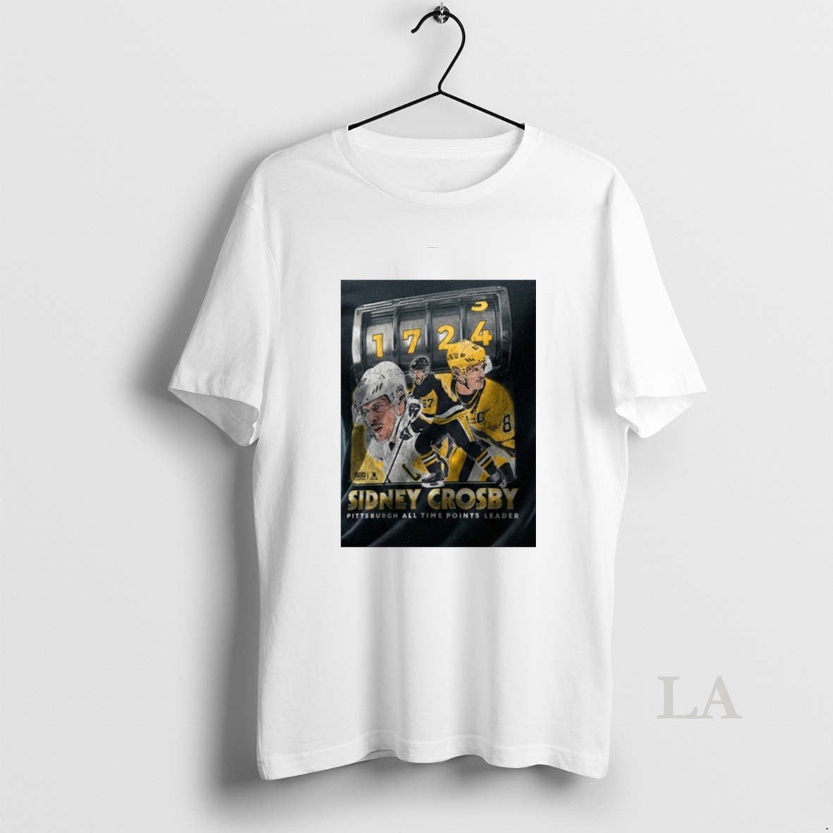 Original Sidney Crosby Pittsburgh Penguins 1724 Pittsburgh All Time Points Leader