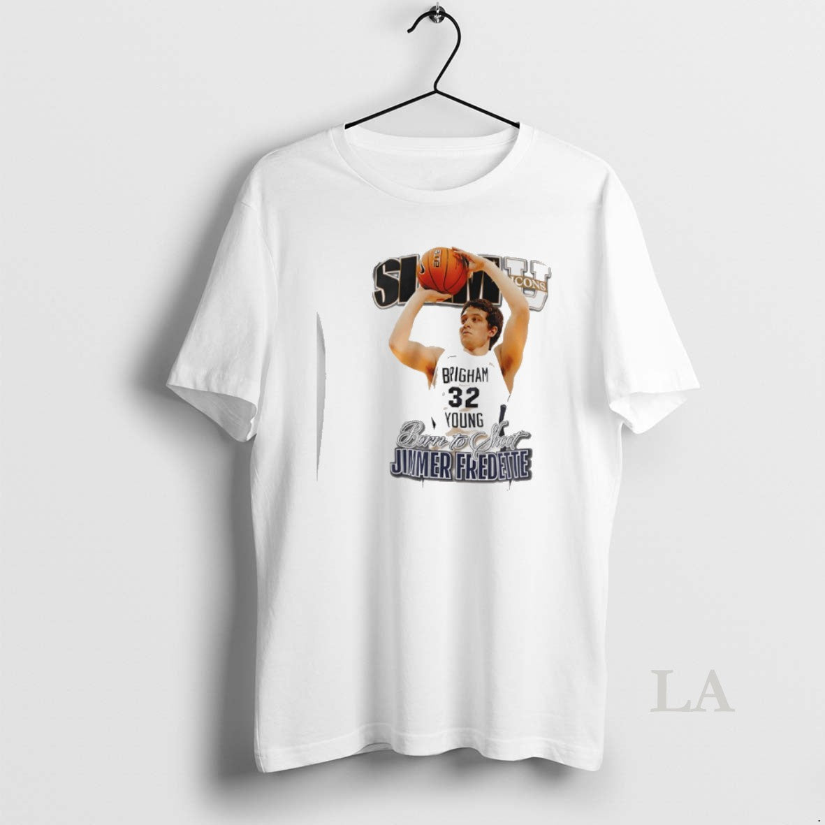 Original Slamu Jimmer Fredette Byu Cougars Born To Shoot