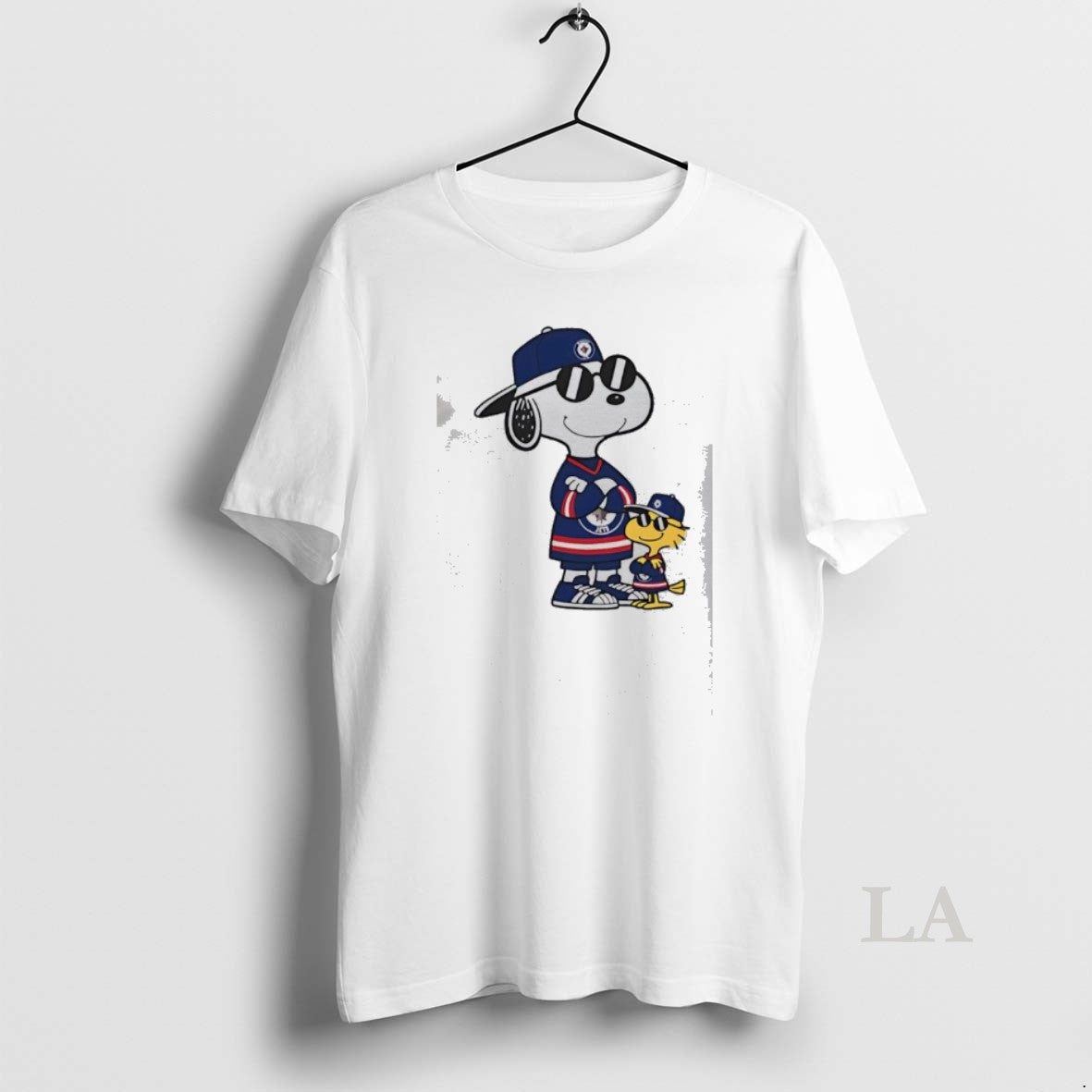 Original Snoopy Woodstock Winnipeg Jets Hockey Jersey Sunglasses