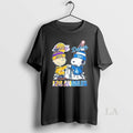 Original Snoopy And Charlie Brown Los Angeles Lakers And Dodgers Skyline City