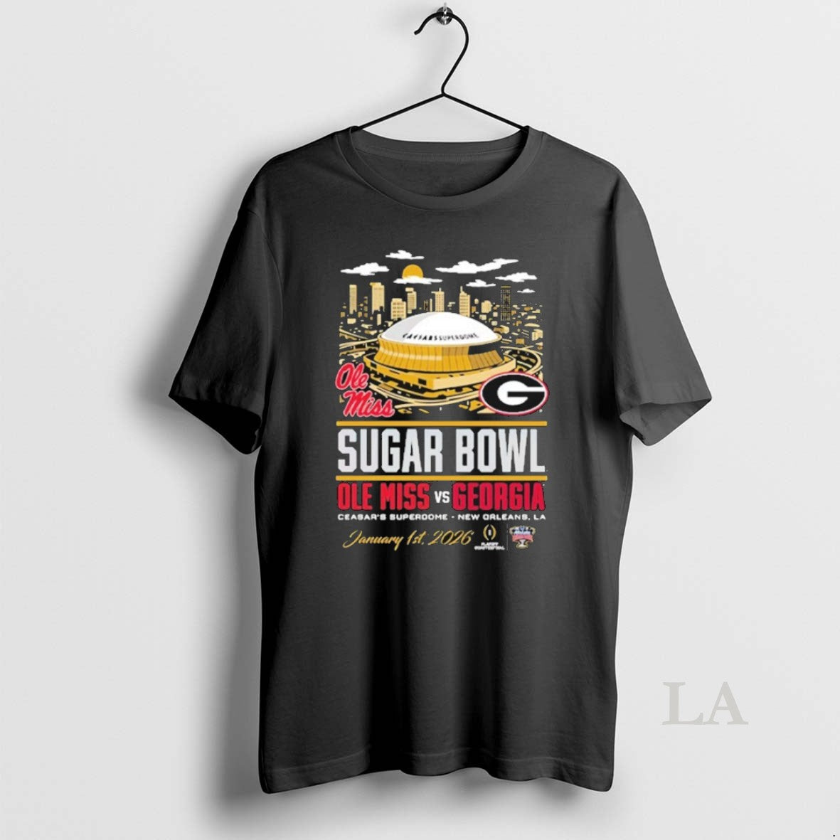 Original Something Inked Georgia Bulldogs Black 2026 Sugar Bowl Head To Head