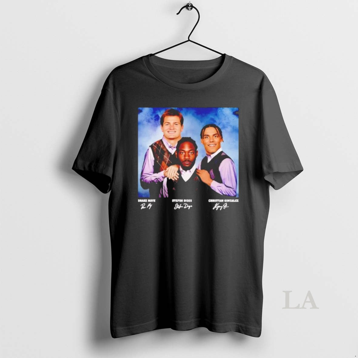 Original Stefon Diggs Drake Maye And Christian Gonzalez Step Brothers