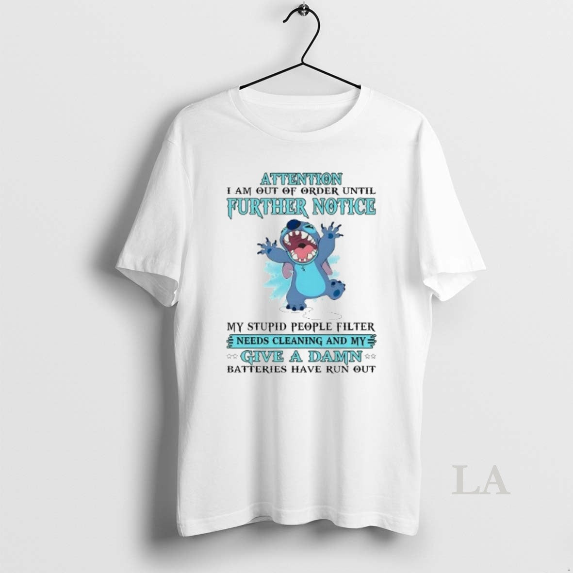 Original Stitch Attention I Am Out Of Order Until Further Notice Give A Damn