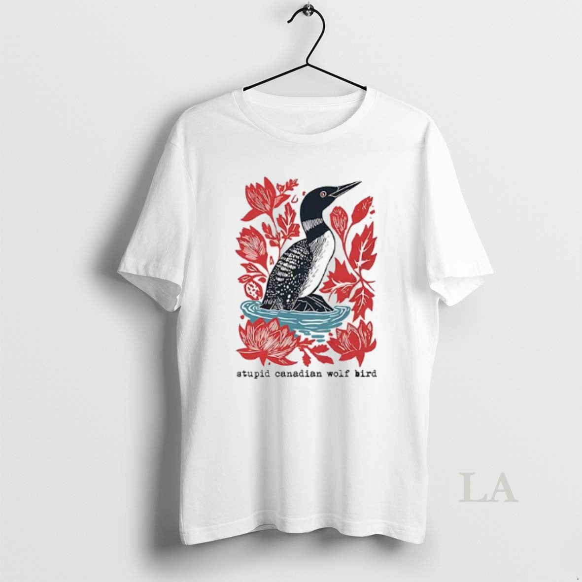 Original Stupid Canadian Wolf Bird Canada Symbol