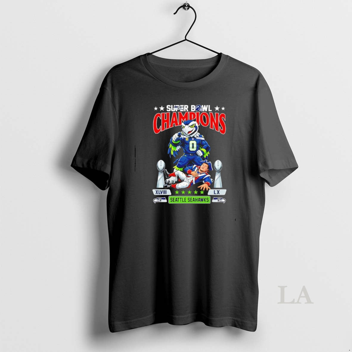 Original Super Bowl Champions Seattle Seahawks Xlviii Lx Mascot