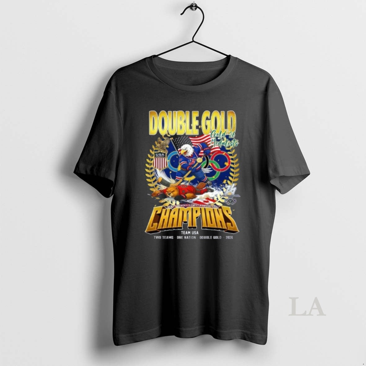 Original Team Usa Double Gold Medalists Mens Womens Olympic Champions 2026 Mascot