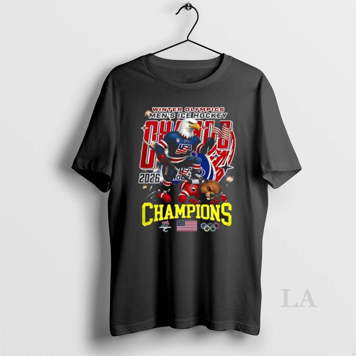 Original Team Usa Winter Olympics Mens Ice Hockey Champions Mascot