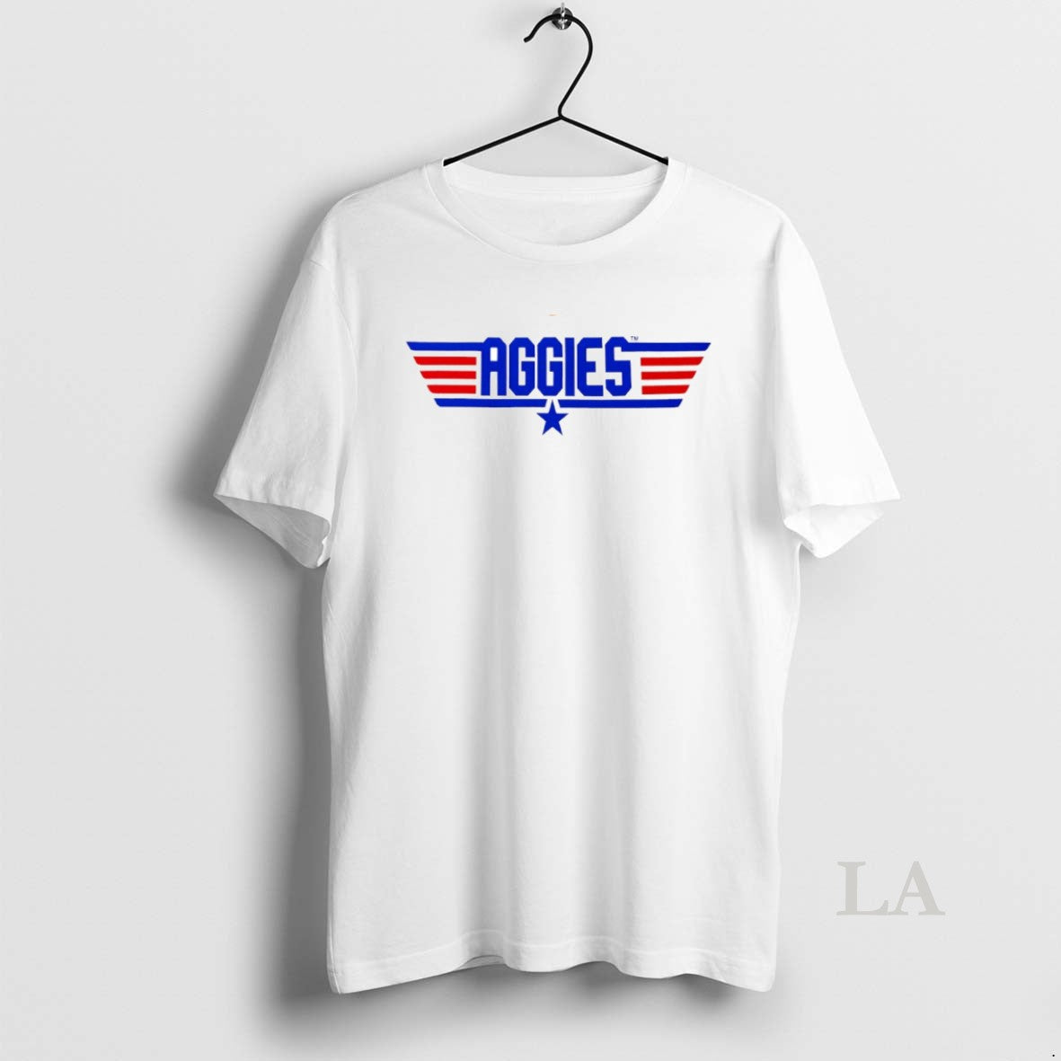 Original Texas A And M Aggies X Top Gun Logo Parody Circle