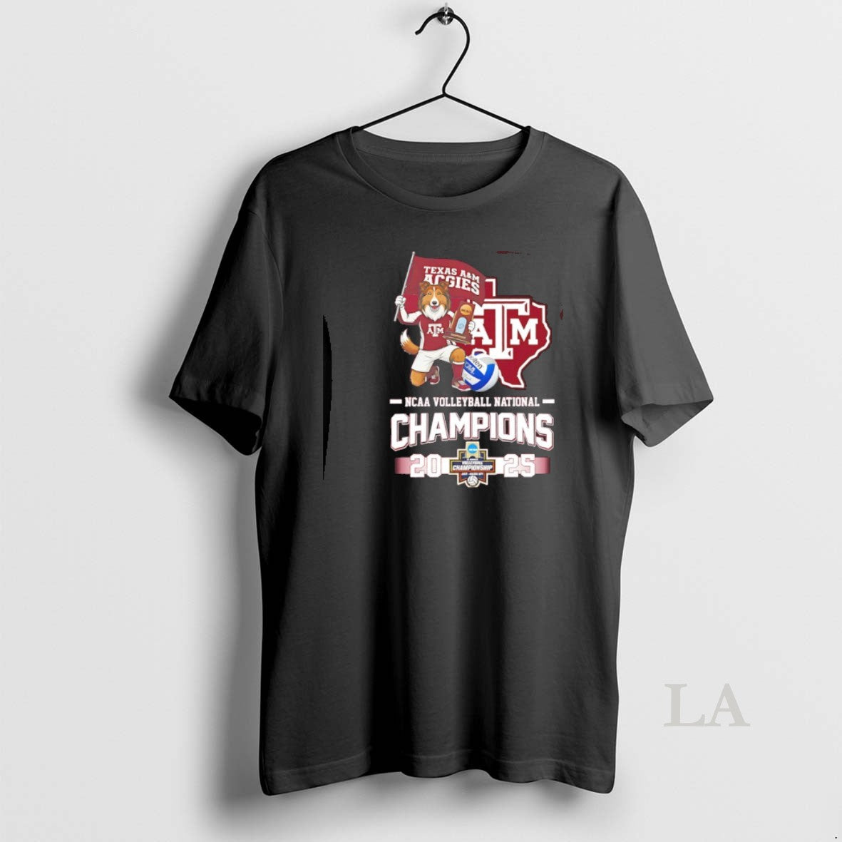Original Texas Am Aggies 2025 Volleyball National Champions Mascot Flag
