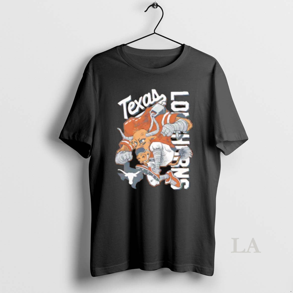 Original Texas Orange Texas Longhorns Sketched Mascot