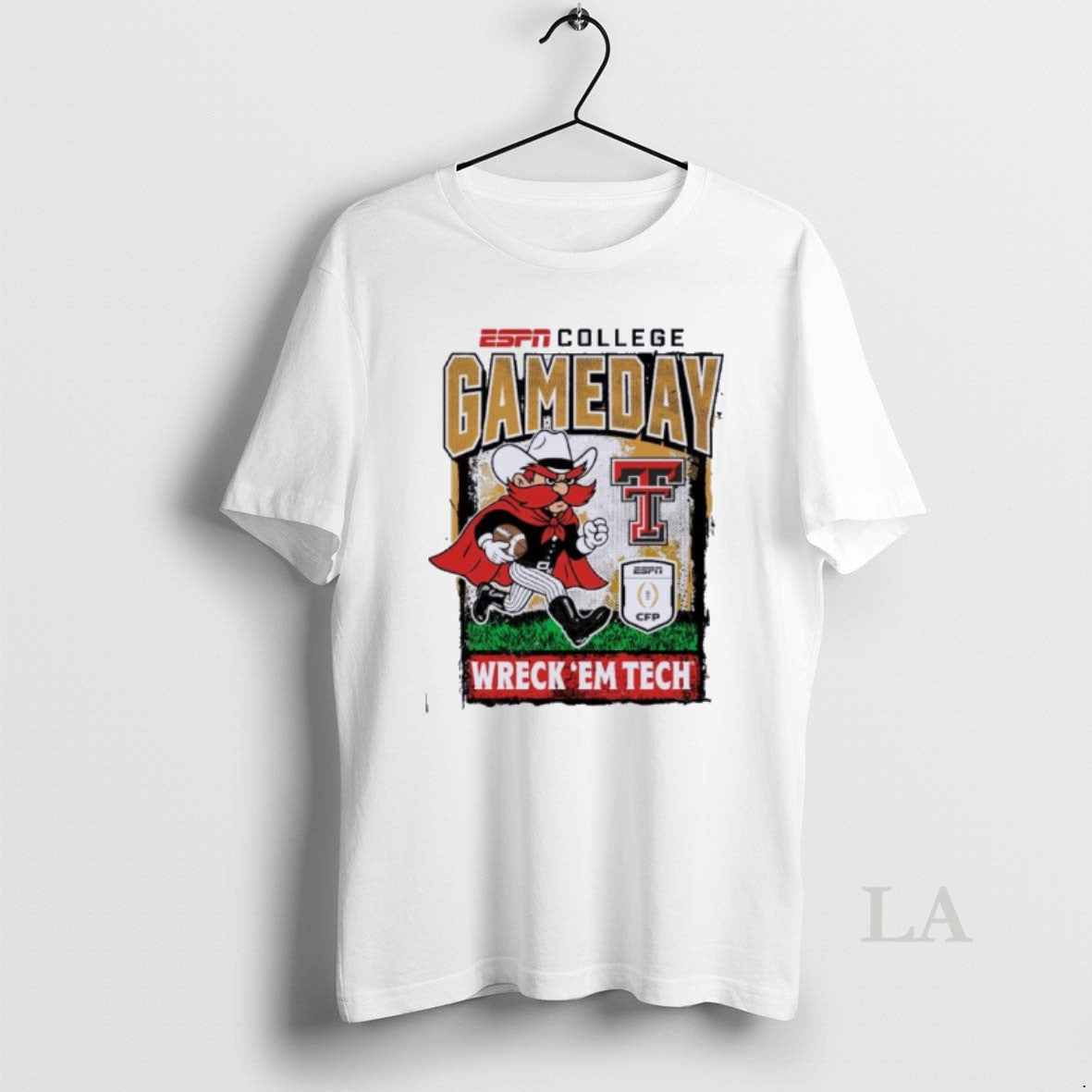 Original Texas Tech Cfp Gameday 1st Round Mascot Wreck Em Tech