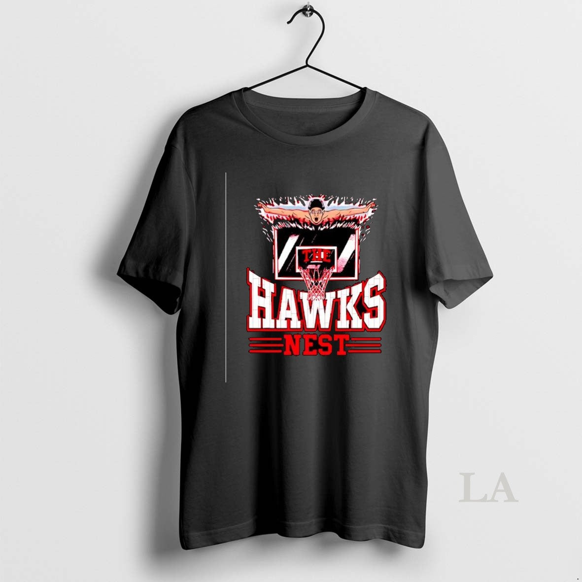 Original The Hawks Nest Swimmer And Basketball Hoop Graphic