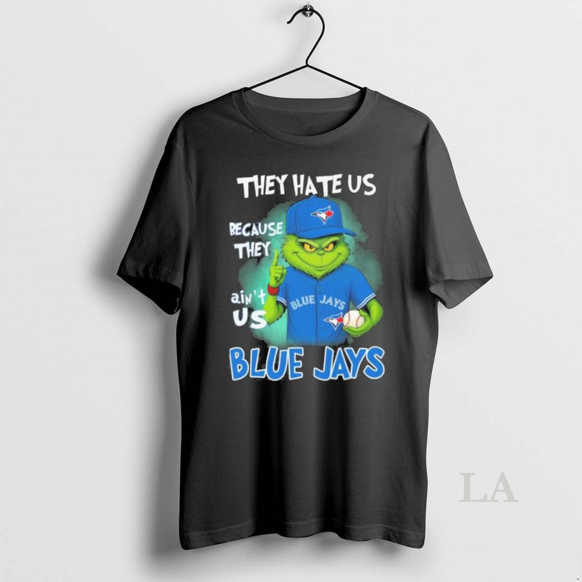 Original They Hate Us Cause They Aint Us Toronto Blue Jays Grinch Christmas