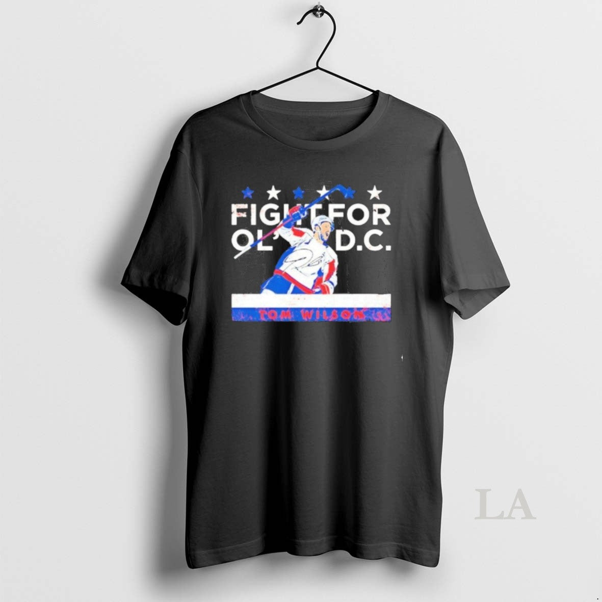 Original Tom Wilson Washington Capitals Fight For Old Dc Christmas