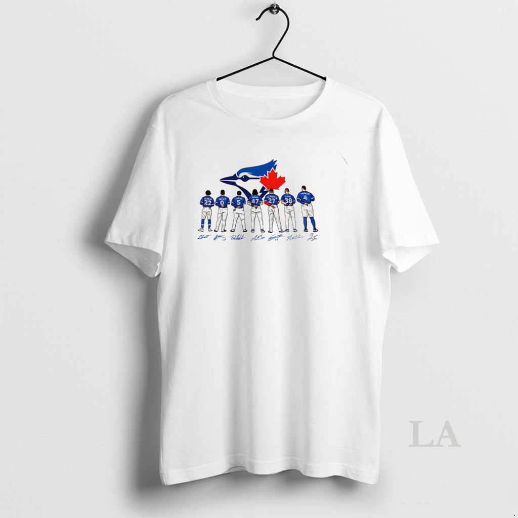 Original Toronto Blue Jays Mlb Lineup 2025 Chasing The Same Dream Signature