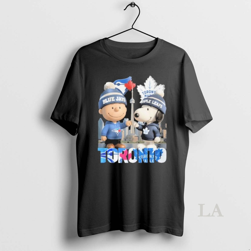 Original Toronto Blue Jays Vs Maple Leafs The Peanuts Fist Bump