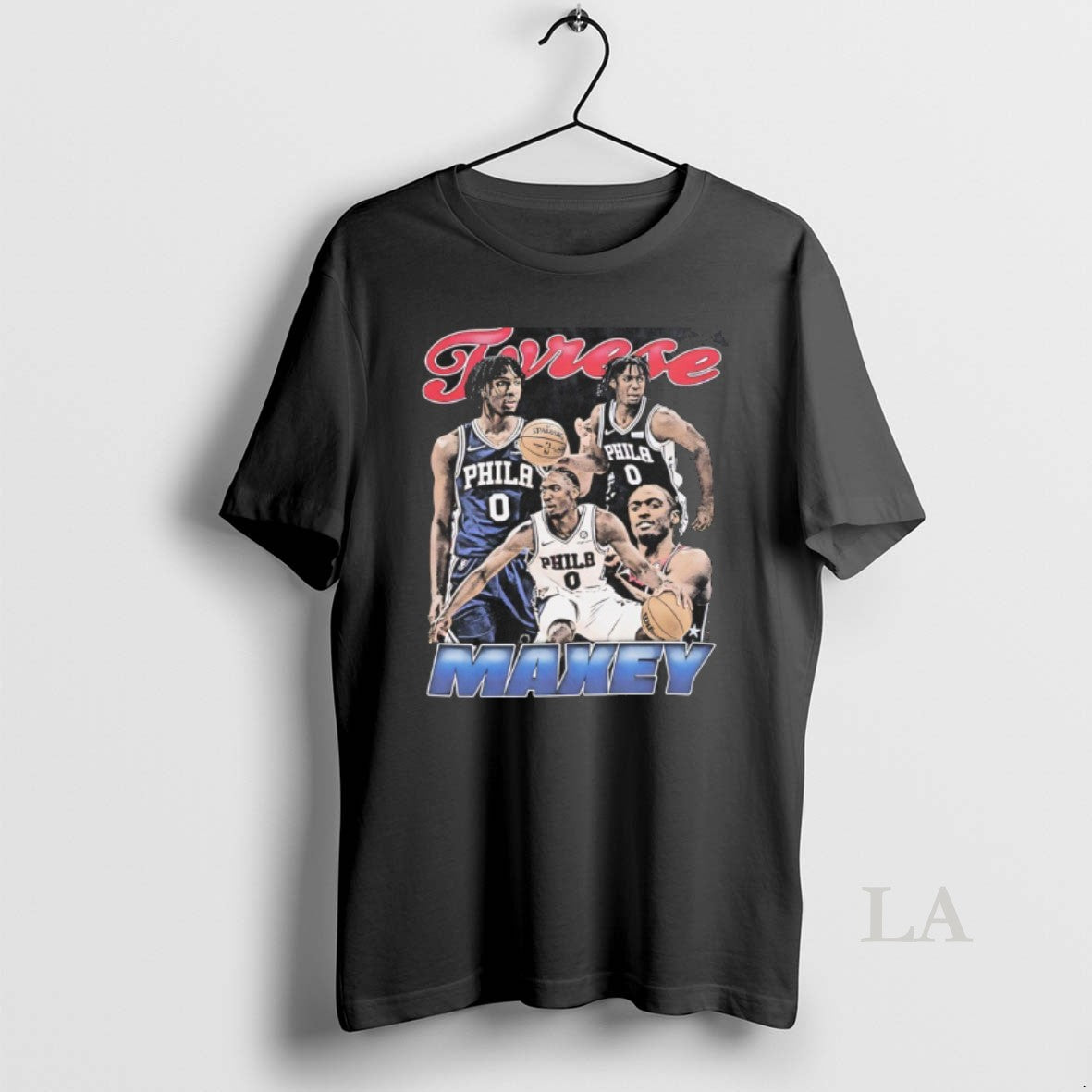 Original Tyrese Maxey Philadelphia 76ers Player Collage Vintage