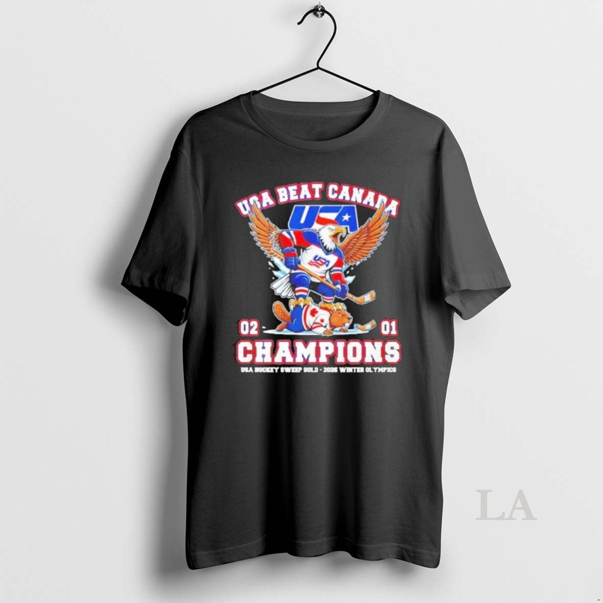 Original Usa Beat Canada 2 1 Champions Usa Hockey Sweep Gold 2026 Winter Olympics