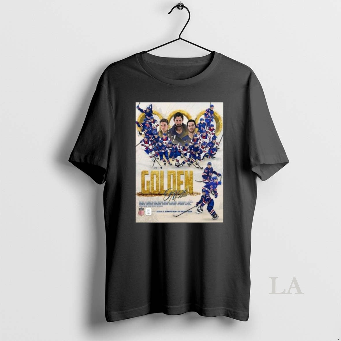 Original Usa Mens Olympic Hockey Team 2026 Winter Olympic Gold Medal Champions Long Sleve