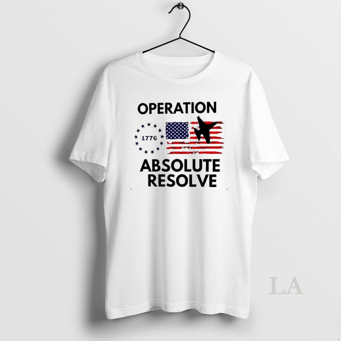 Original Venezuela 2026 Operation Absolute Resolve 1776 American Flag Silhouette Of A Fighter Jet