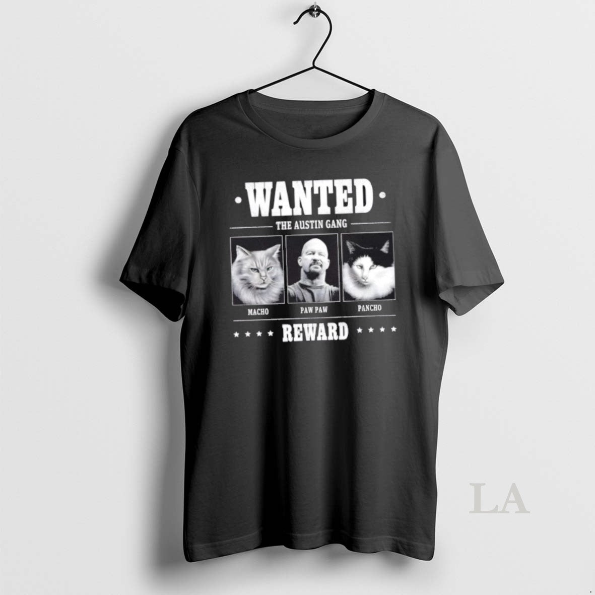 Original Wanted The Austin Gang Macho Paw Paw Pancho Reward