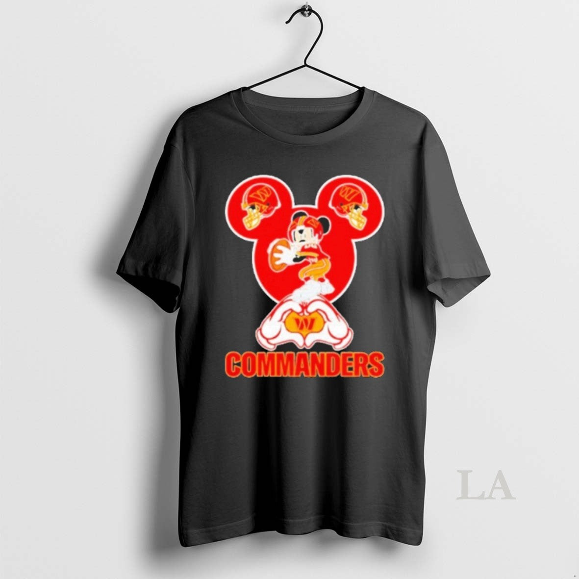 Original Washington Commanders Mickey Mouse Love Heart