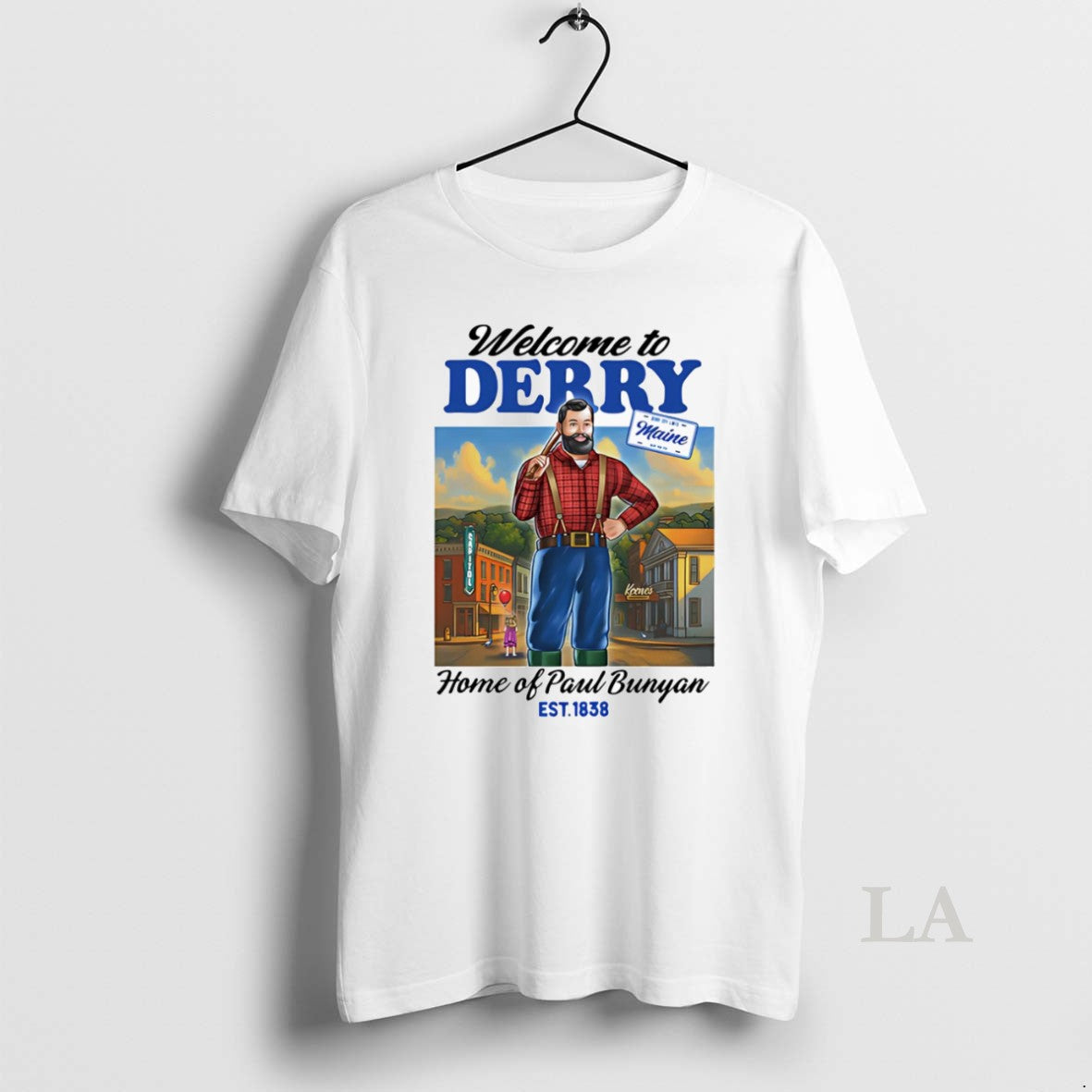 Original Welcome To Derry Home Of Paul Bunyan