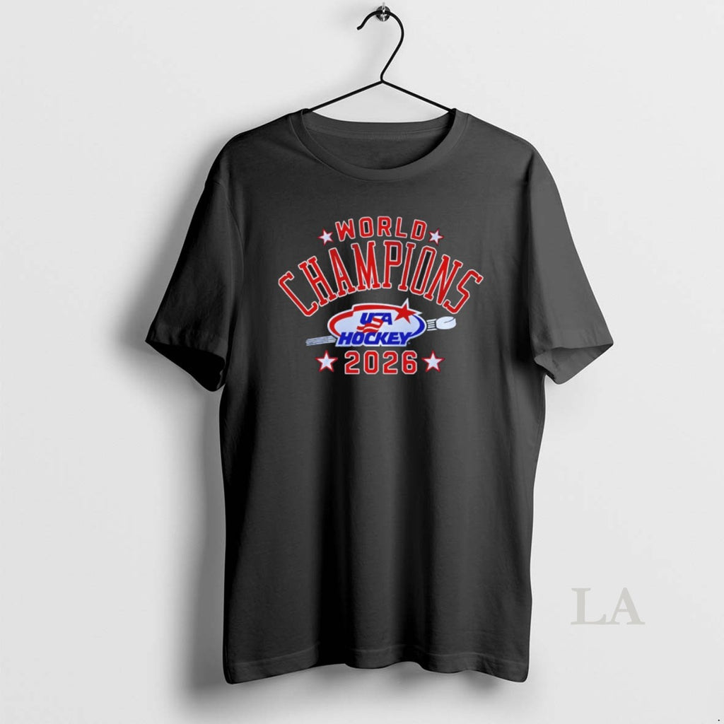 Original World Champions 2026 Usa Hockey Olympic Milano Cortina Italia