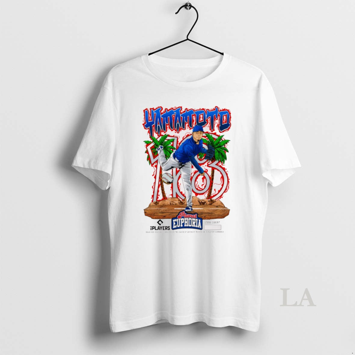 Original Yoshinobu Yamamoto Los Angeles Dodgers Mlb 2026 Planet Euphoria Art