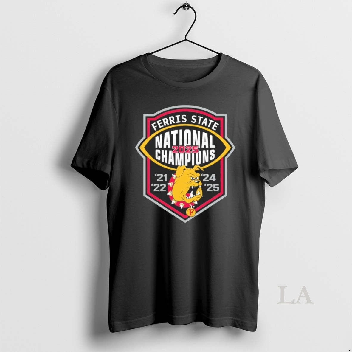 Original Ferris State Athletics National Champions 2021 2025 New Logo