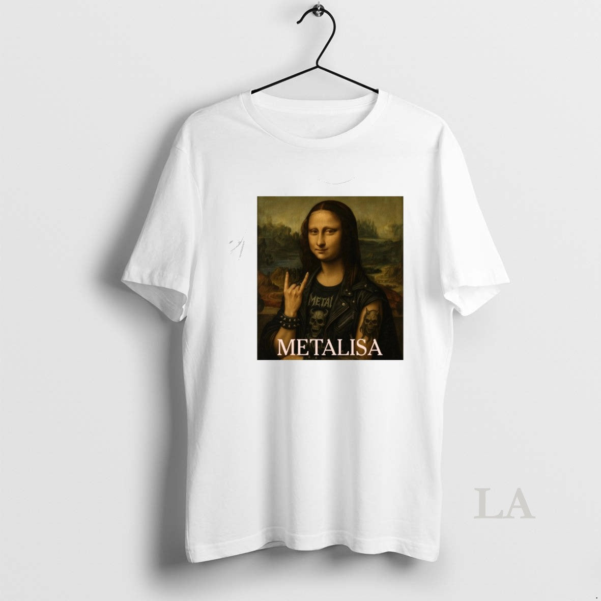 Original Mona Lisa Heavy Metal Theme Metalisa Metallica Meme