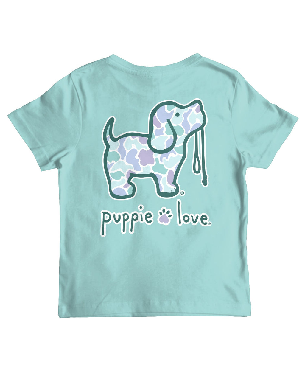AQUA CAMO PUP, YOUTH SS