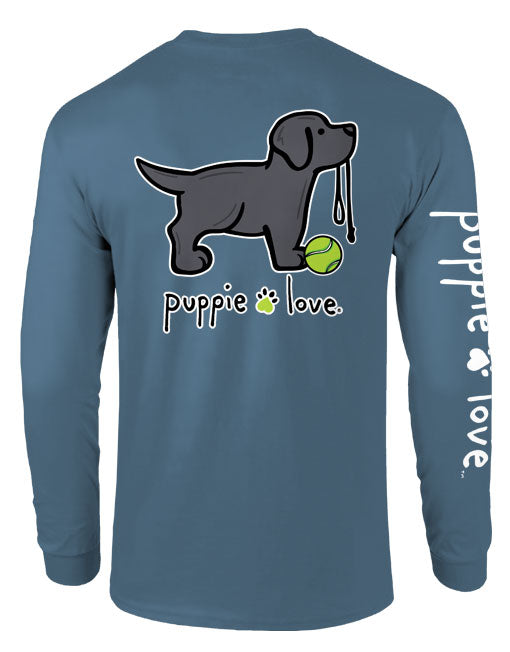 BLACK LAB PUP, ADULT LS